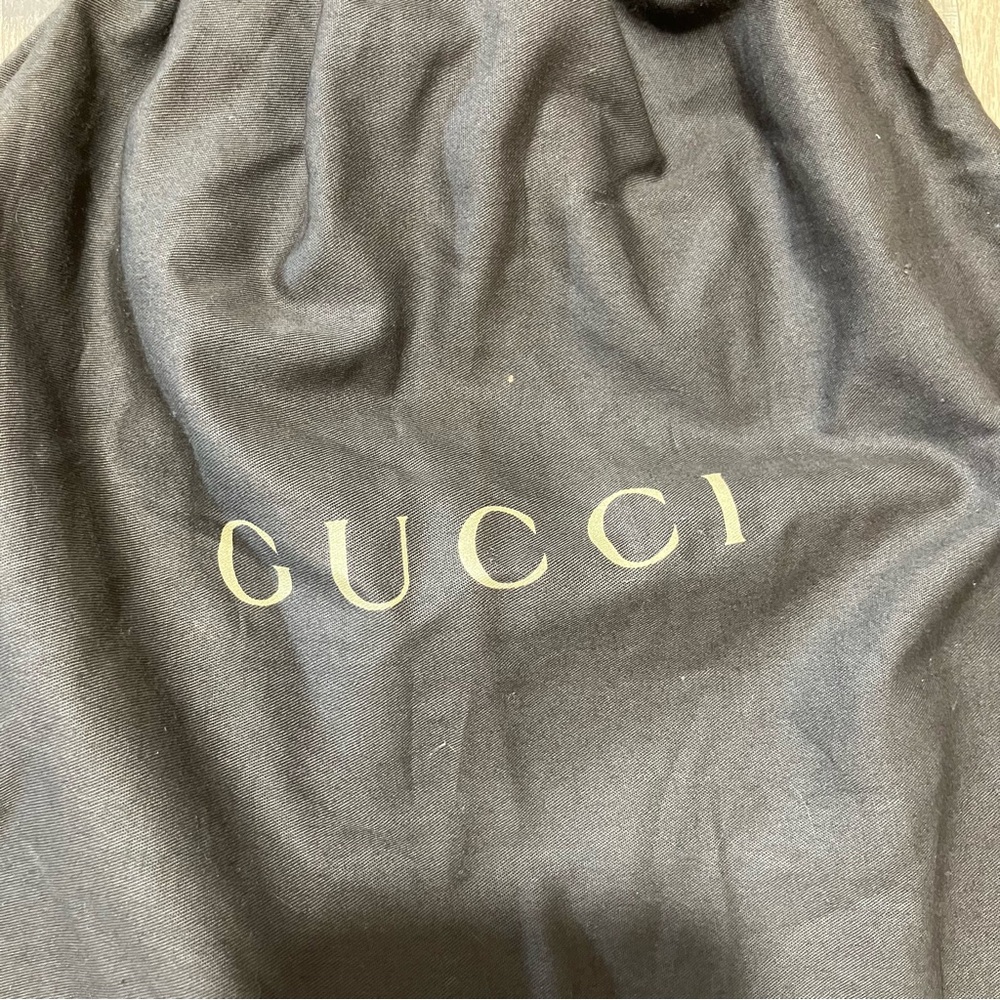 Gucci Authentic Monogram Logo Drawstring Dustbag - image 6